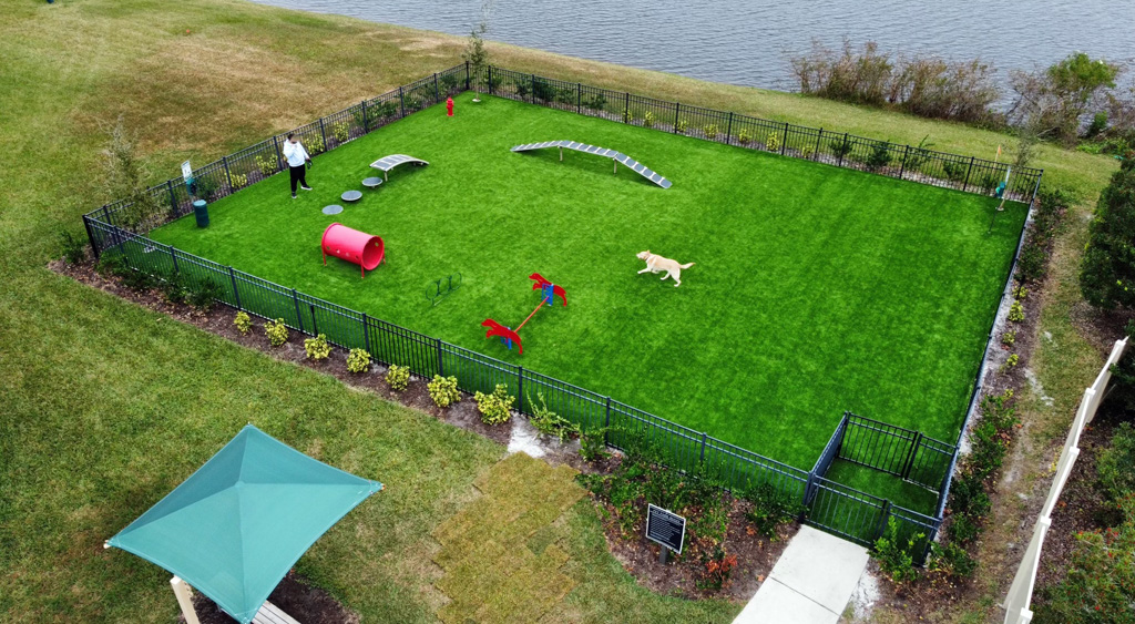 Grass365 offers synthetic grass for pets.