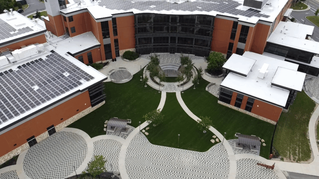 Commercial installation