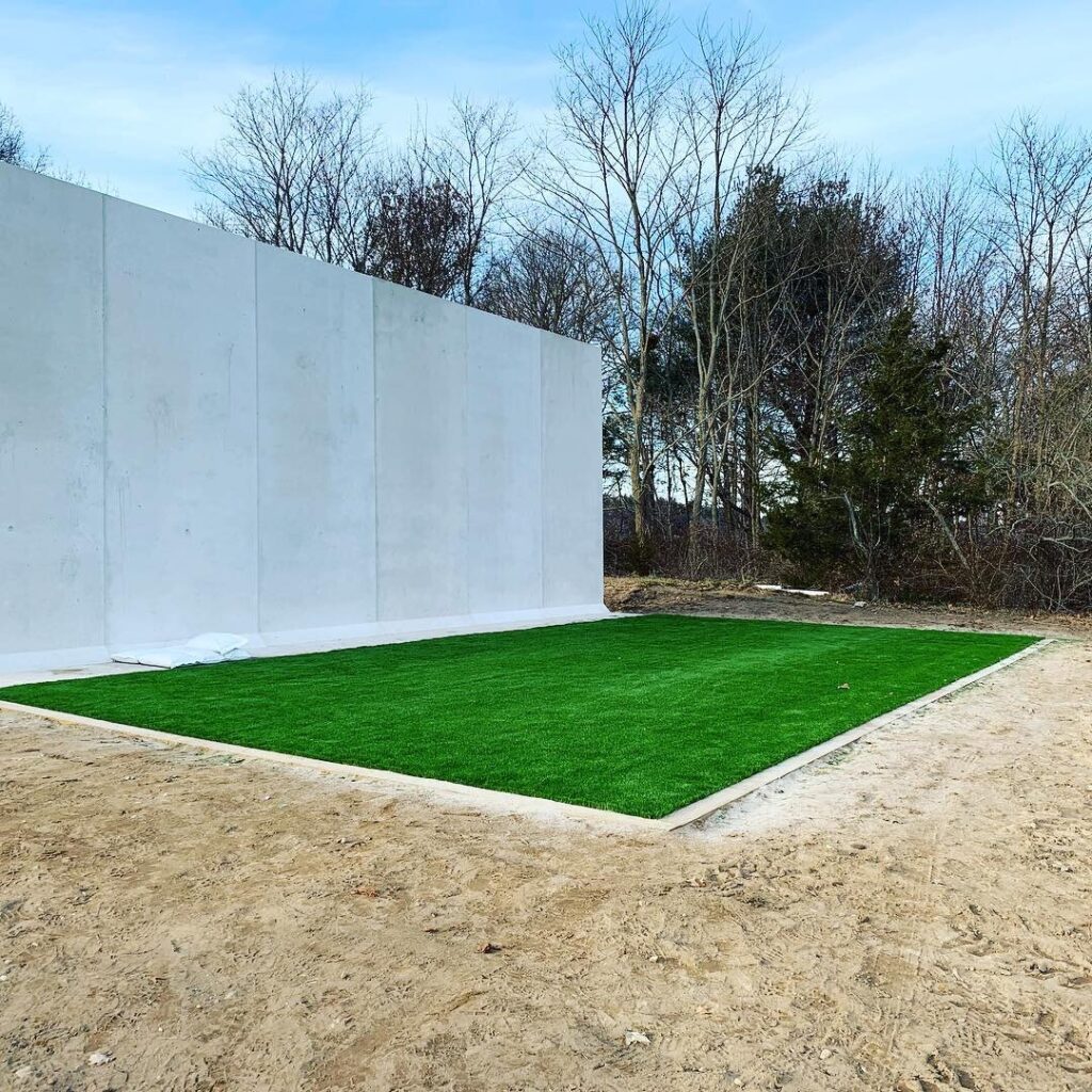 Sports field installation