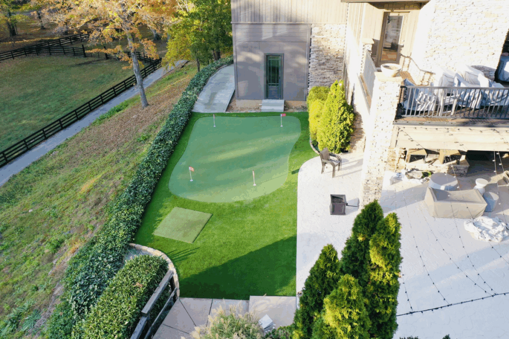 Backyard Putting Green for Dad