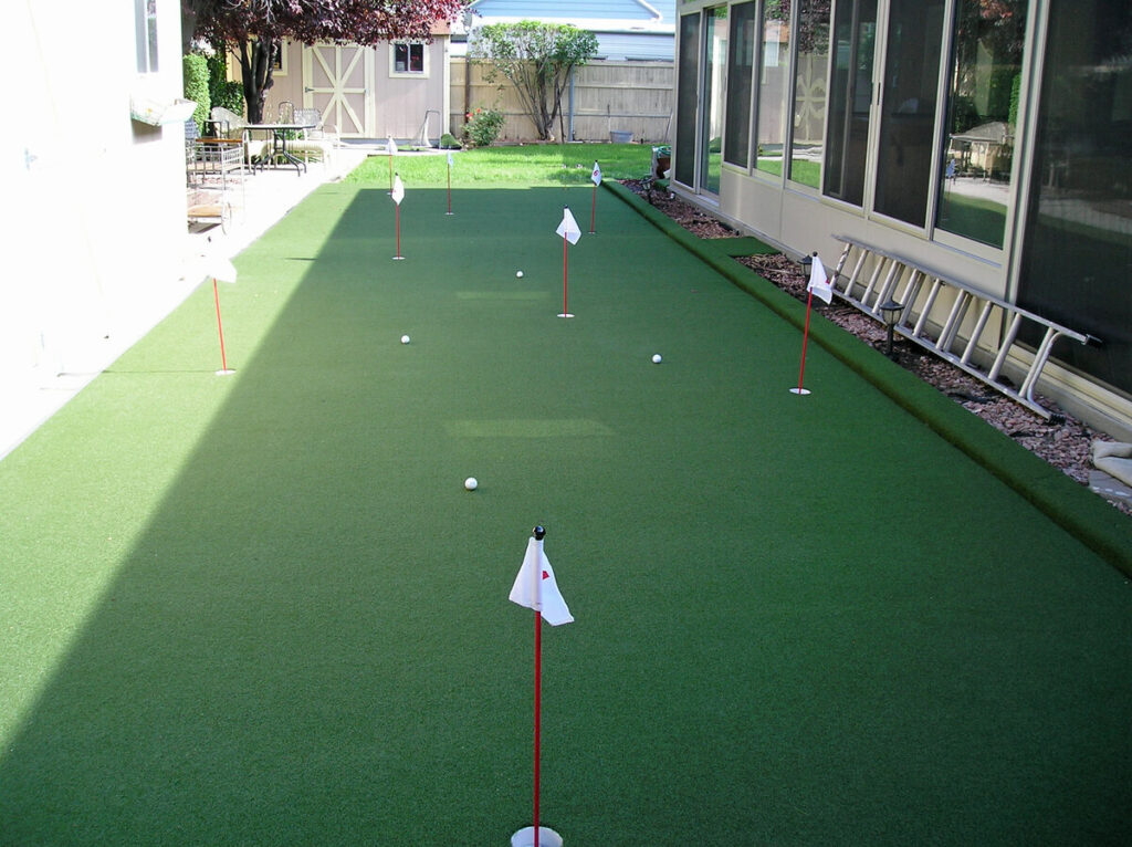 Putting Green in Backyard Salt Lake City
