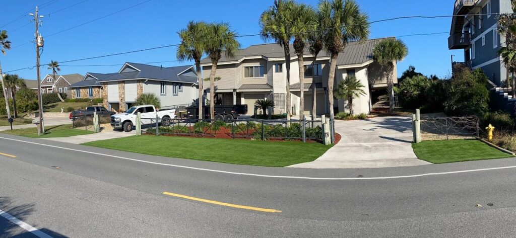 artificial grass front yard A1A Jacksonville