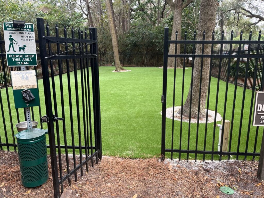commercial dog run artificial grass