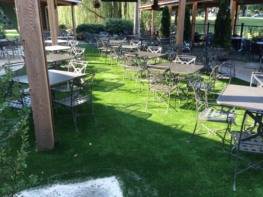 artificial grass restaurant austin