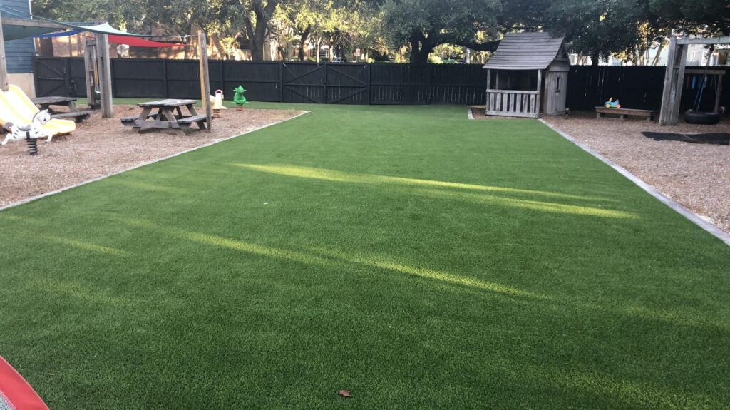 Synthetic Turf Playground Installation
